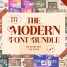 Modern Serif Font Bundle - 23 Premium Fonts