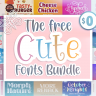 The Free Cute Fonts Bundle